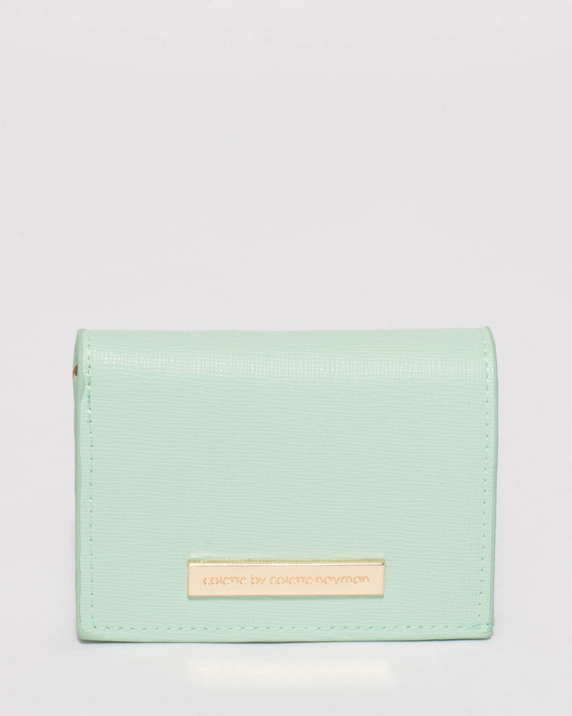 Mint Green Morgan Mini Wallet