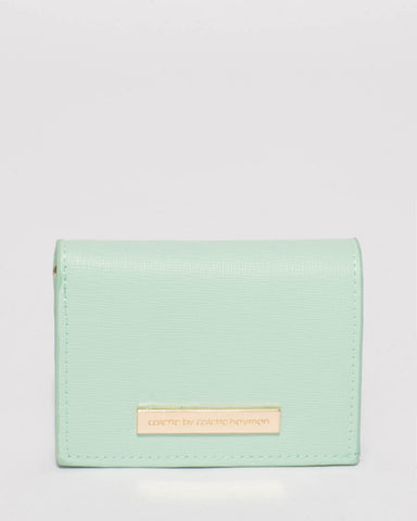 Mint Green Morgan Mini Wallet