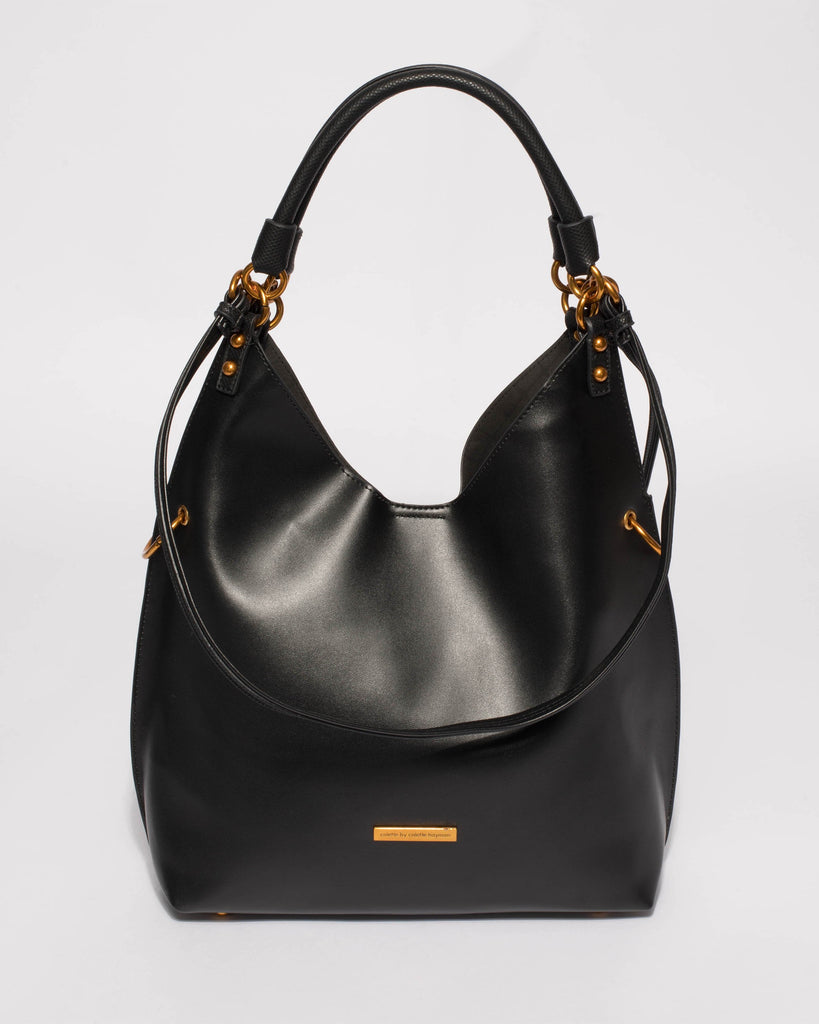 Black Camila Slouch Bag
