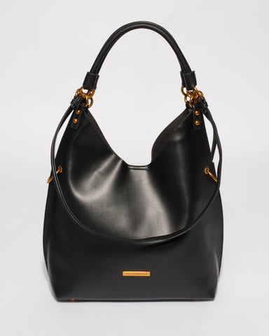 Black Camila Slouch Bag
