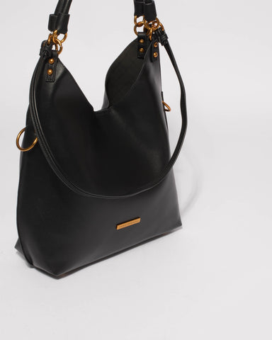 Black Camila Slouch Bag