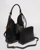 Black Camila Slouch Bag