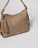 Taupe Natalie Slouch Tote Bag