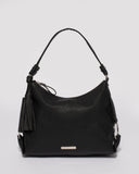 Black Natalie Slouch Tote Bag