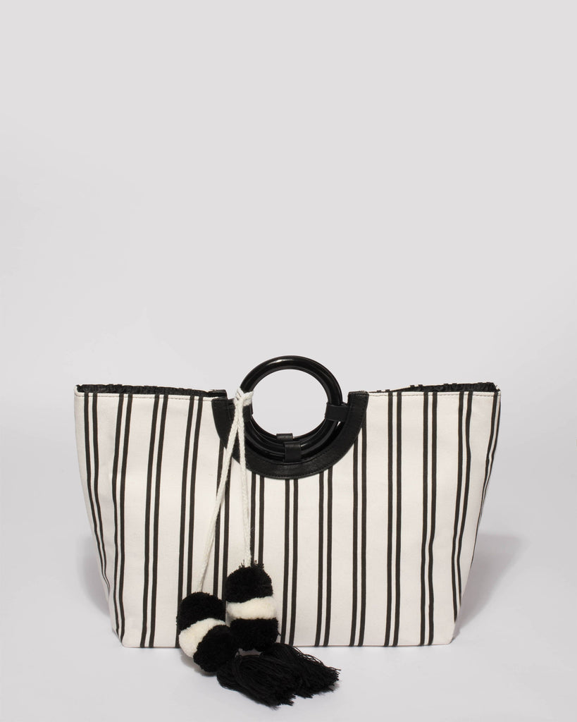 Monochrome Hazel Large Beach Tote