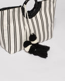 Monochrome Hazel Large Beach Tote