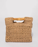 Natural Weave Maya Square Small Bag