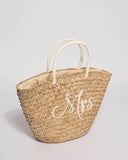 Natural Mrs Straw Tote Bag