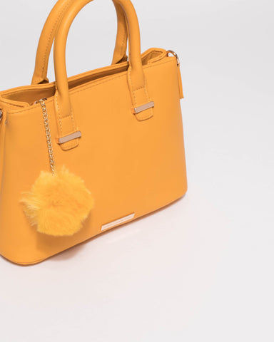 Yellow Ethel Mini Tote Bag