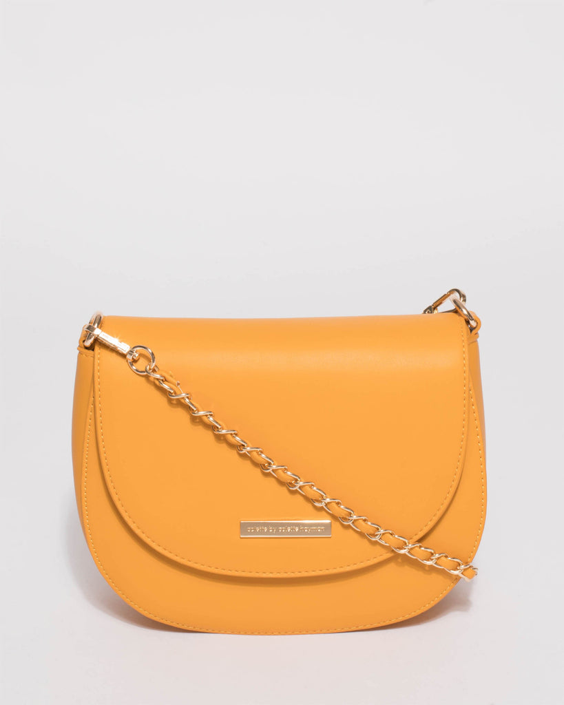 Yellow Sadie Saddle Bag