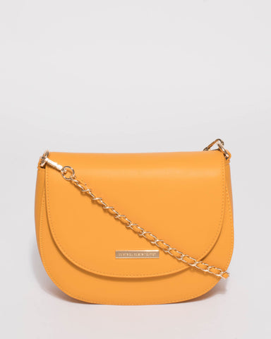 Yellow Sadie Saddle Bag