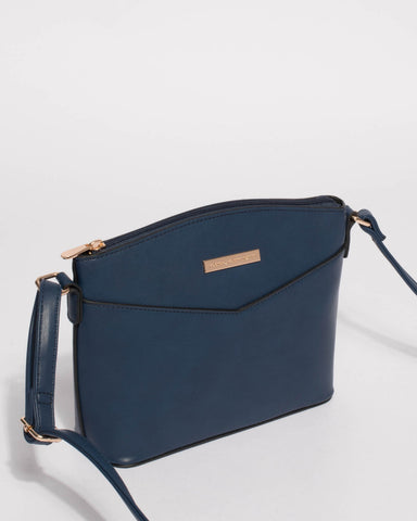 Blue Ashlynn Small Crossbody Bag