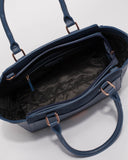 Blue Maya Pocket Large Tote Bag