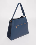 Blue Sienna Slouch Tote Bag