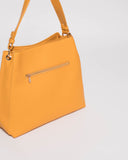 Yellow Sienna Slouch Tote Bag