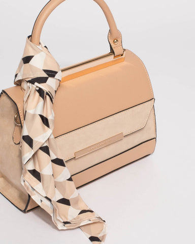 Natural Renee Top Handle Mini Bag