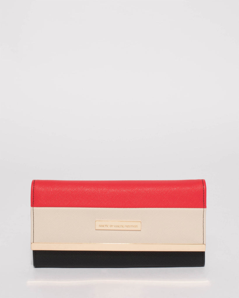 Red Natalie Plate Wallet