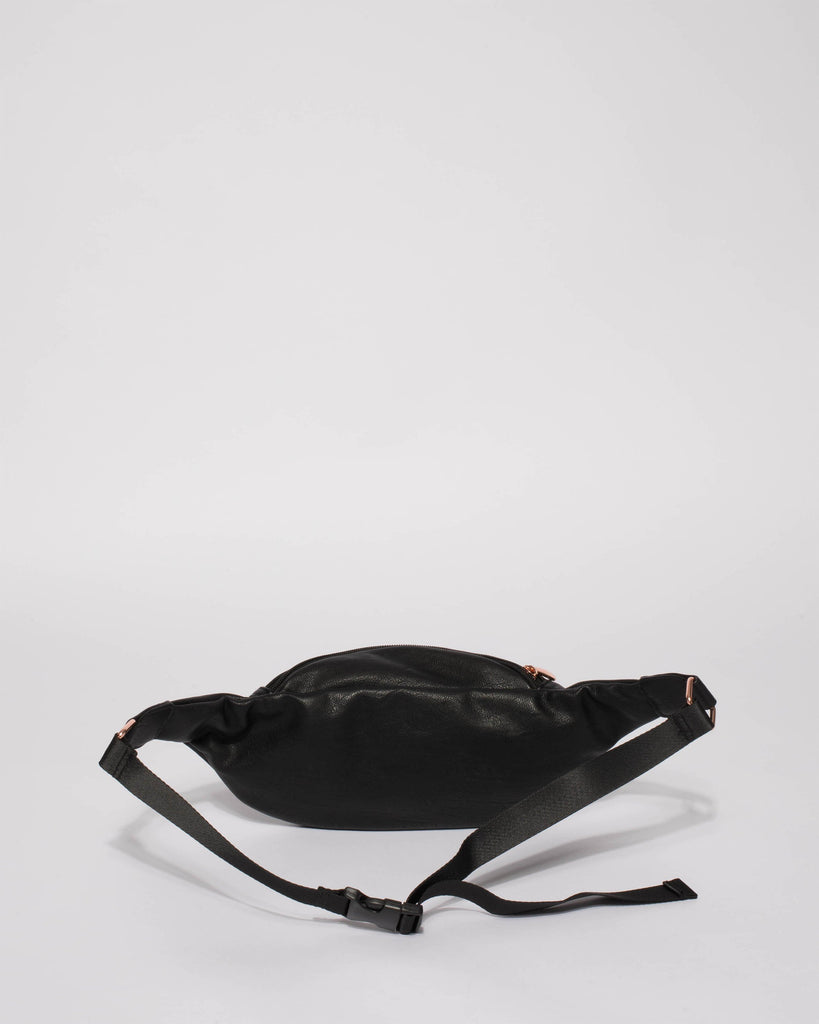 Black Taylor Punchout Belt Bag