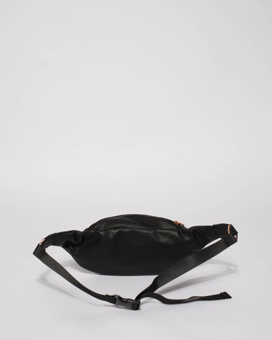 Black Taylor Punchout Belt Bag