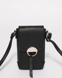 Black Mobile Crossbody Bag