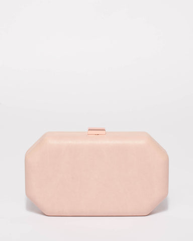 Pink Liv Hardcase Clutch Bag