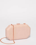 Pink Liv Hardcase Clutch Bag