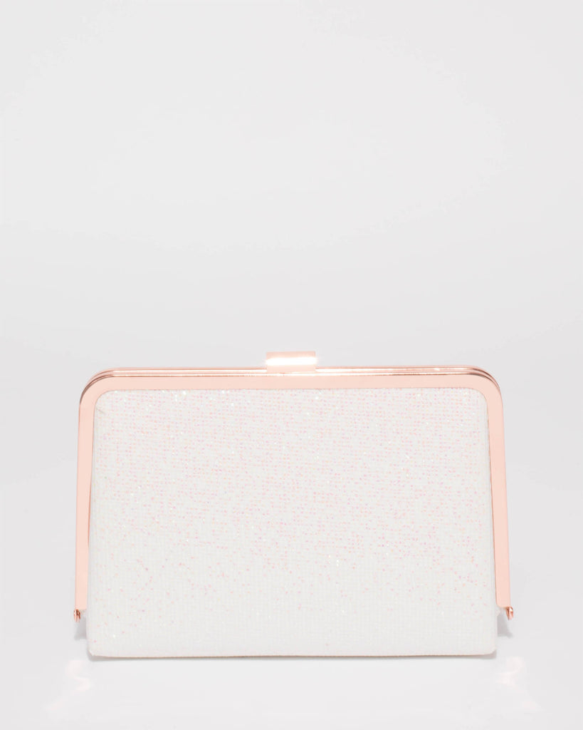 Ivory Lucille Clutch Bag