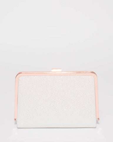 Ivory Lucille Clutch Bag