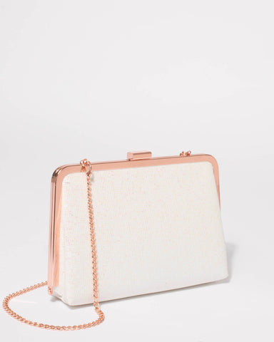 Ivory Lucille Clutch Bag