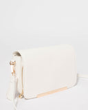 White Mel Multi Pocket Crossbody Bag