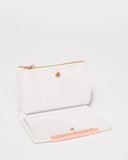 White Mia Small Wallet