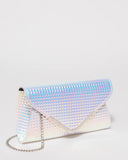 Hologram Small Plain Clare Clutch Bag