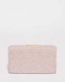 Lilac Callie Hardcase Clutch Bag
