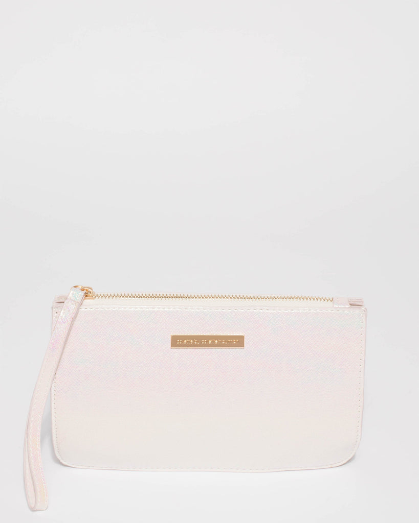 Hologram Willow Wristlet Clutch Bag