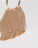 Gold Maggie Frilled Bag