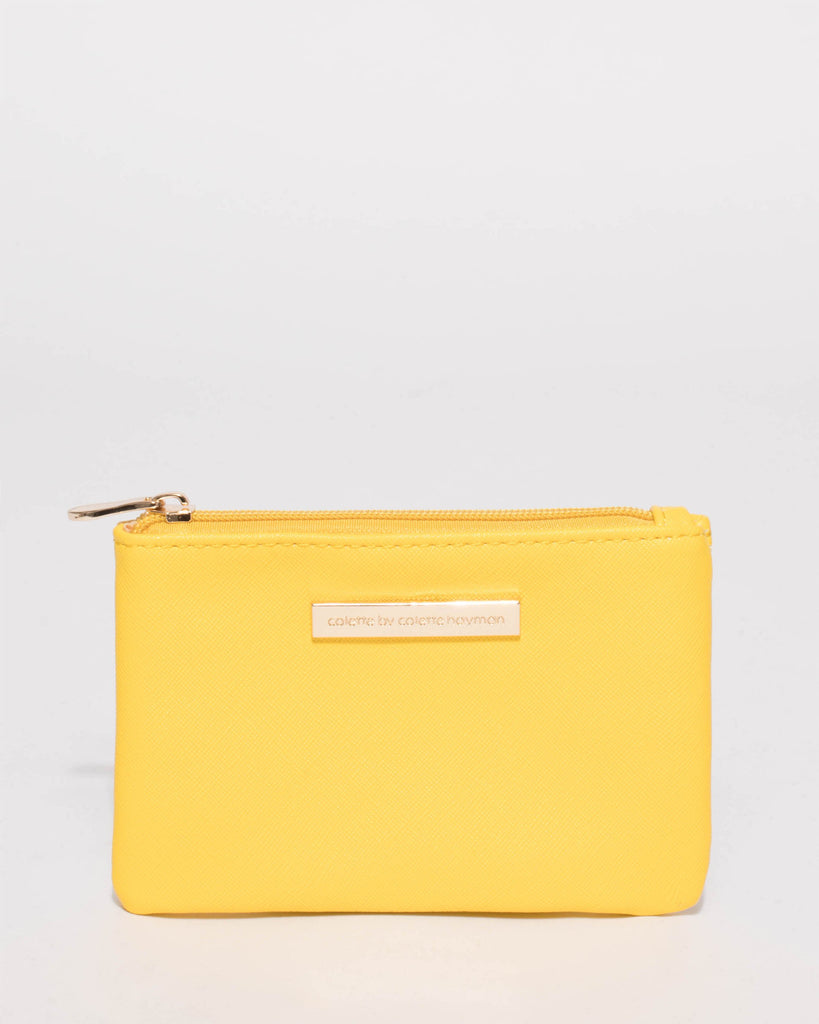 Yellow Sia Coin Purse