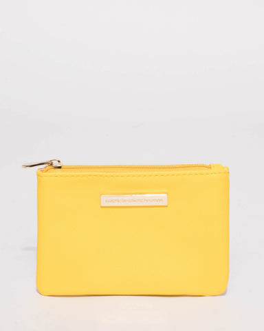 Yellow Sia Coin Purse