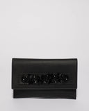 Black Nancy Embellished Clutch Bag