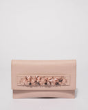 Pink Nancy Embellished Clutch Bag