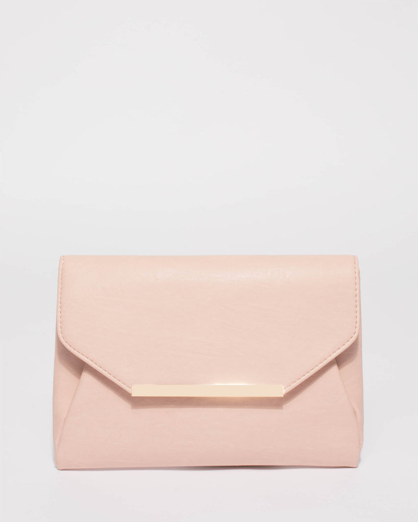 Pink Yvette Clutch Bag