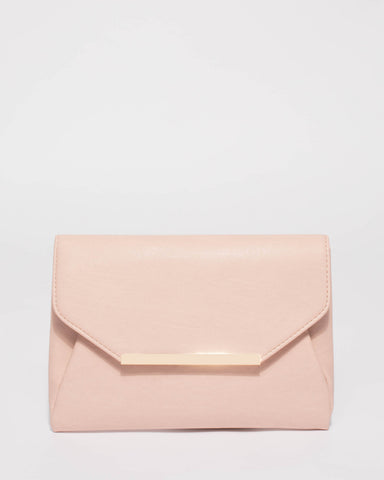 Pink Yvette Clutch Bag