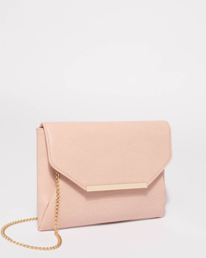 Pink Yvette Clutch Bag