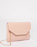 Pink Yvette Clutch Bag