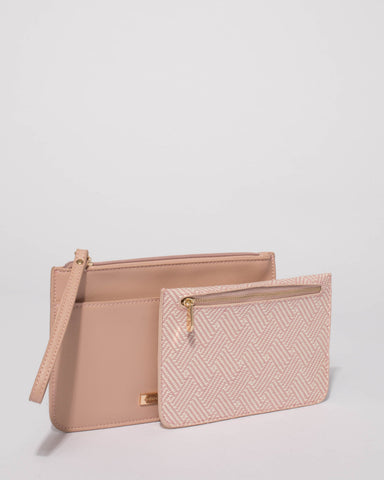 Pink Removable Purse Wristlet
