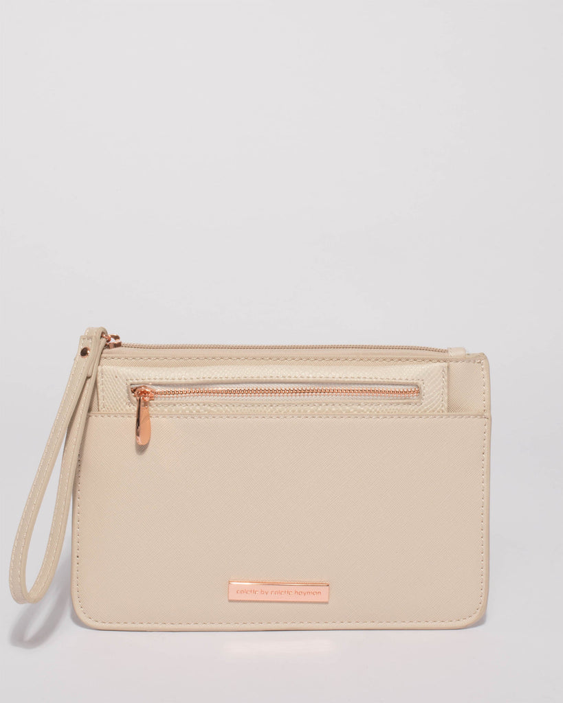 Ivory Removable Purse Wristlet