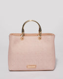 Pink Weave Florence Medium Tote Bag