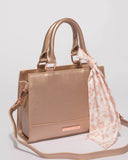 Rose Gold Layla Scarf Mini Bag