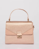 Pink Carly Top Handle Mini Tote Bag