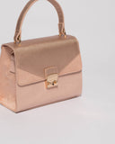 Pink Carly Top Handle Mini Tote Bag