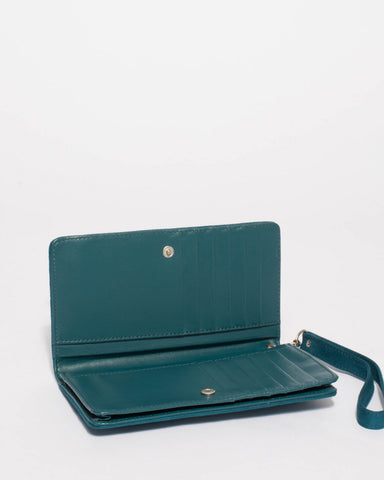 Blue Andi Wristlet Wallet